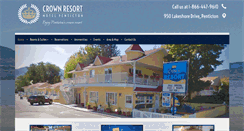 Desktop Screenshot of crownmotel.ca